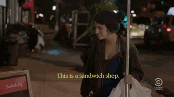 This is a sandwich shop.