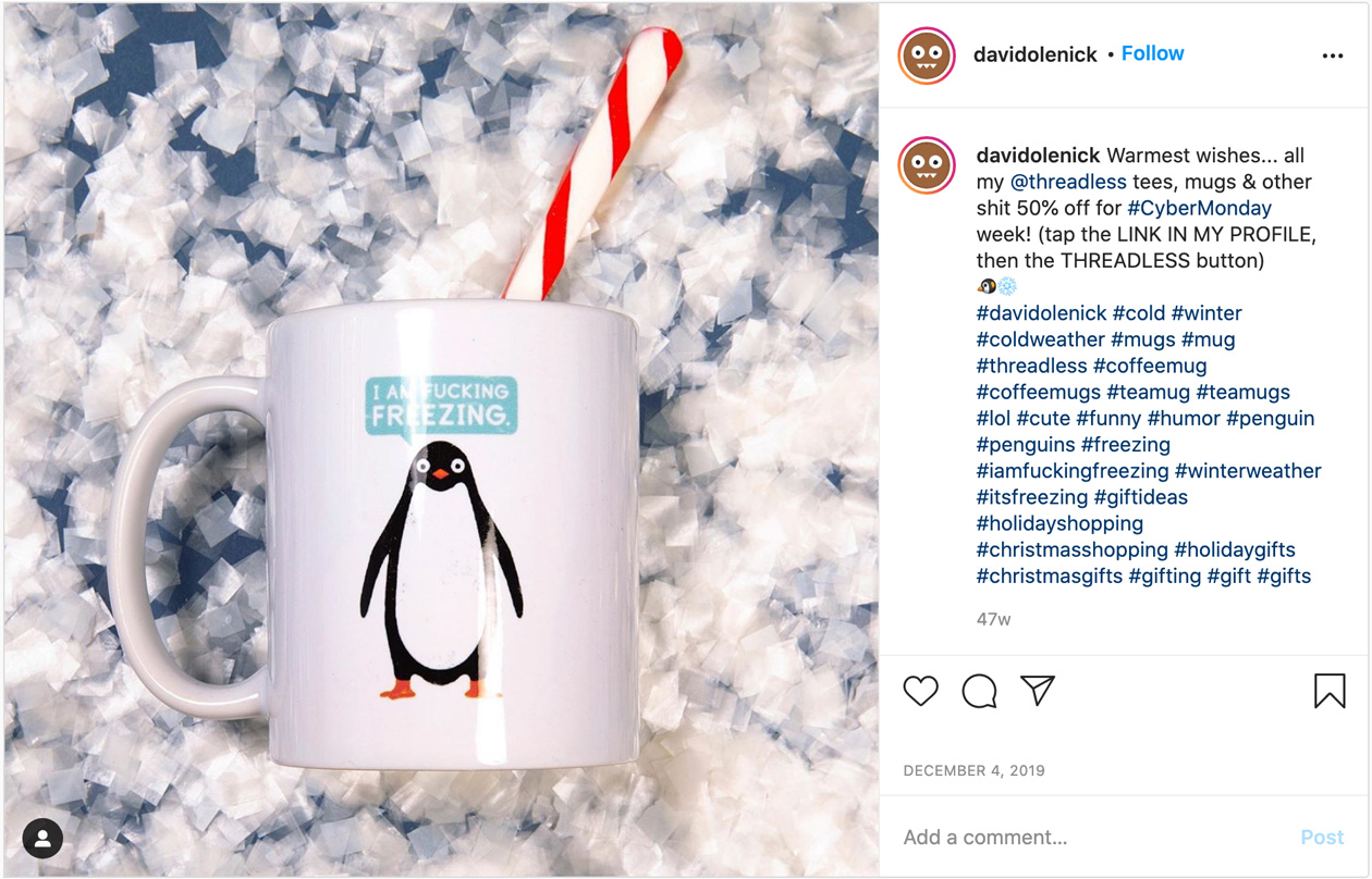 Prep Your Shop for the Holidays - Instagram Post Example