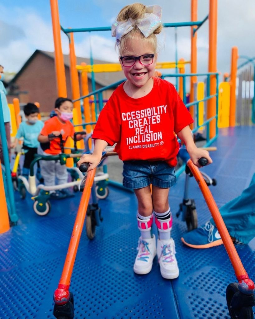"Accessibility Creates Real Inclusion" Kids T-Shirt