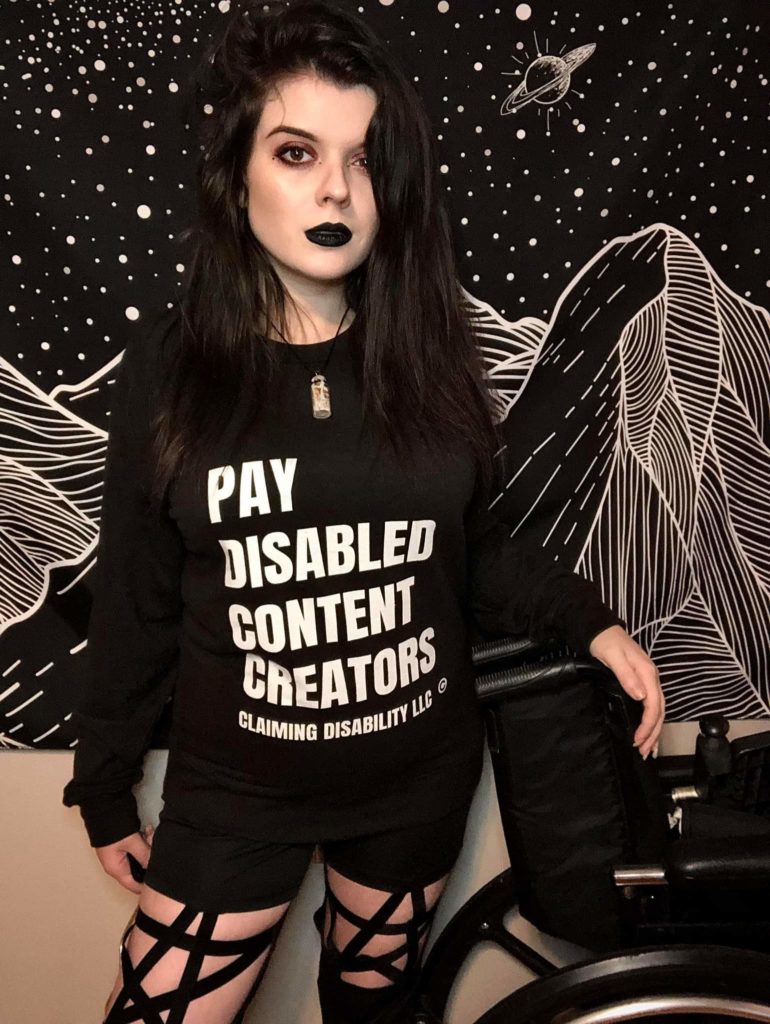"Pay Disable Content Creators" Longsleeve T-Shirt