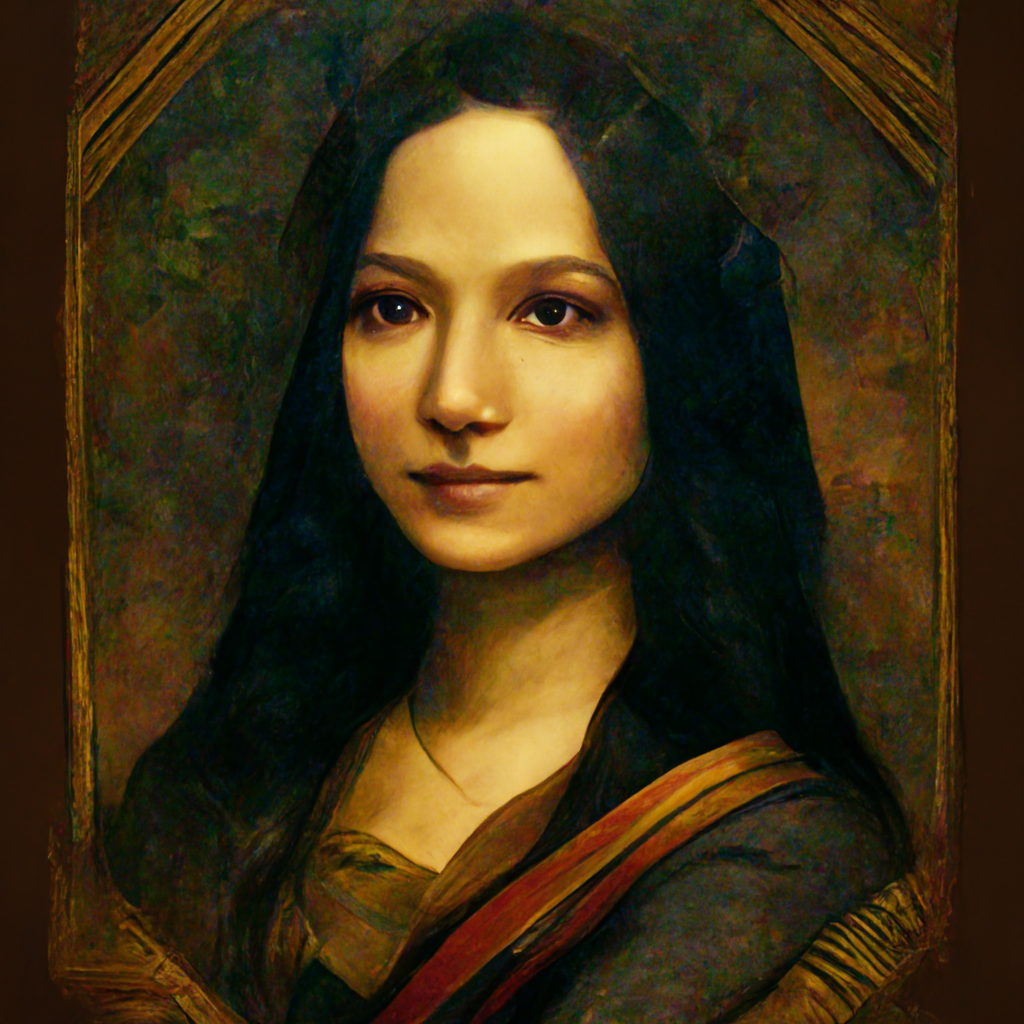 Da Vinci's Mona Lisa generated by Midjourney