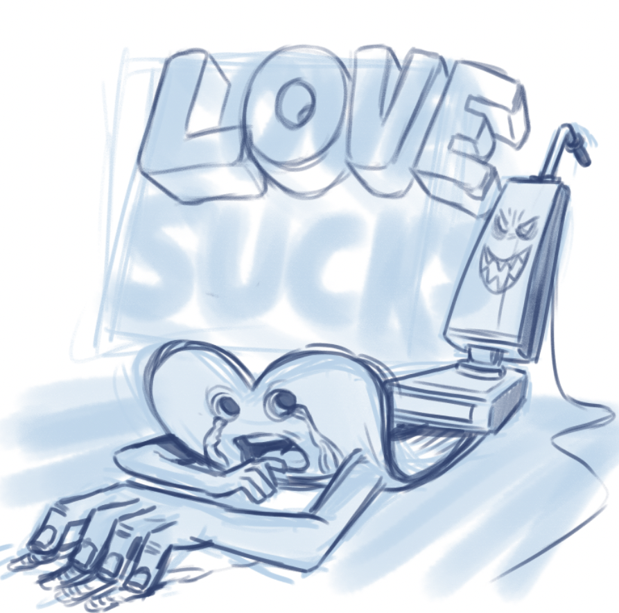 Creative Process - Sketch of TARTWURK's "Sucker 4 Love"