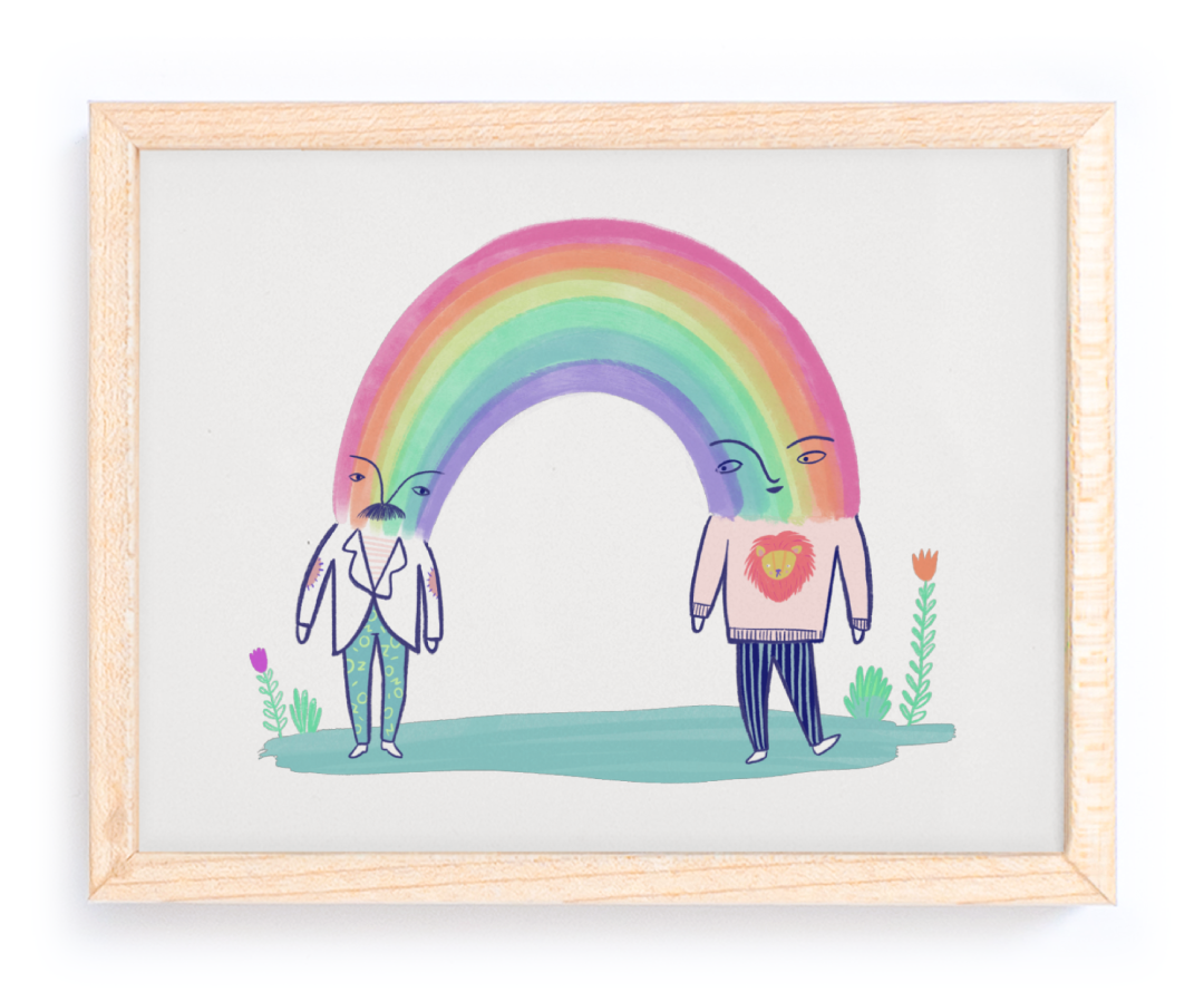 "Rainbow Gents" by Pink Cheeks Studios