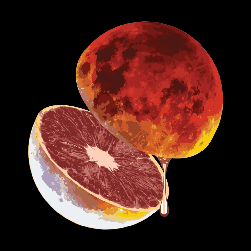 “Blood Moon Orange” by I3runo
