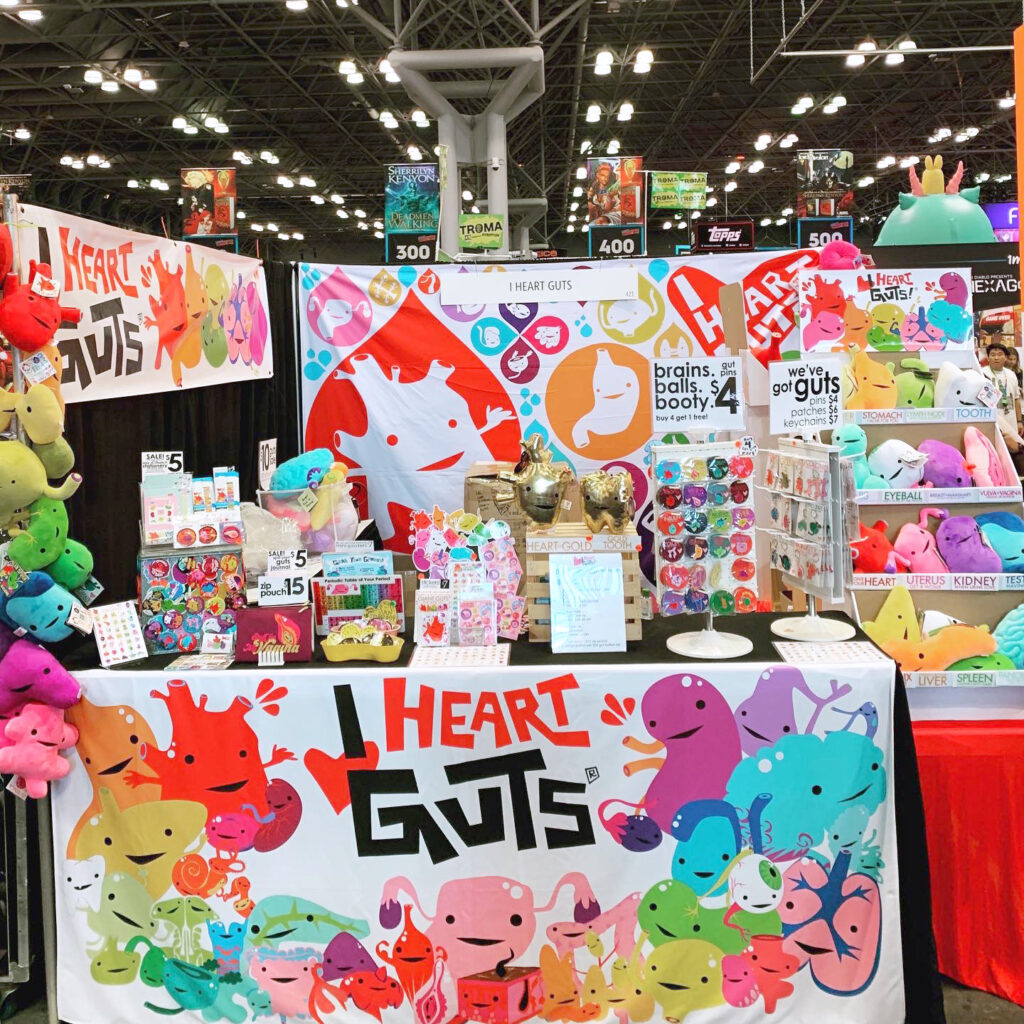 I Heart Guts Vendor Booth
